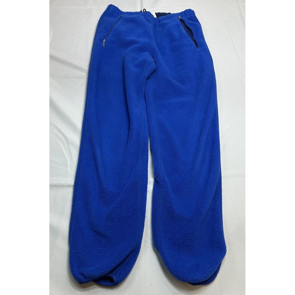 Vintage Patagonia Pants Mens Medium Blue Fleece Synchilla Sweatpants USA